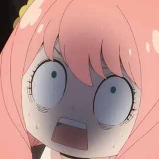 🥜 37aeb01e Anya Forger Spy × Family Anime, Spy x Family, Anya Forger, Kartun, Karakter, Muka lucu telegram sticker