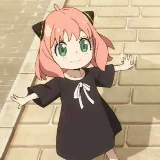 🥜 90c5242f Anya Forger Spy x Family Anime, Imut, Kartun, Gadis, Anya, Spy x Family, Forger telegram sticker