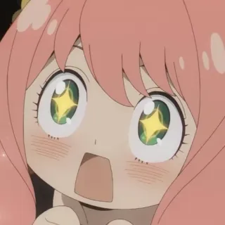 🥜 db3fc03e Anya Forger Spy × Family Anya, Spy Family, anime, imut, stiker, gadis anime telegram sticker