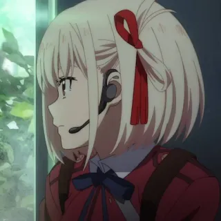 🎗 205753c5 Anime, Mädchen, Charakter, Lycoris Recoil whatsapp sticker