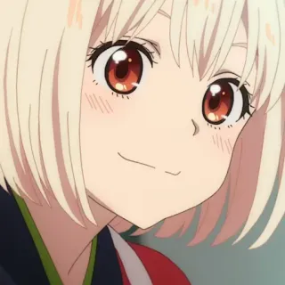 🎗 2e4d2cf8 Anime, Mädchen, lächelnd, Charakter, süß whatsapp sticker