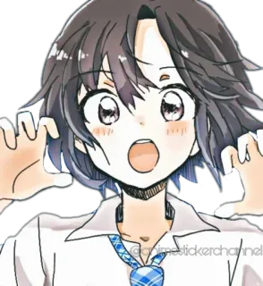 😊 e403511f @animestickerchannel 애니메이션, 스티커, 만화, 캐릭터, 아트, 귀여운, 일러스트, 만화 telegram sticker