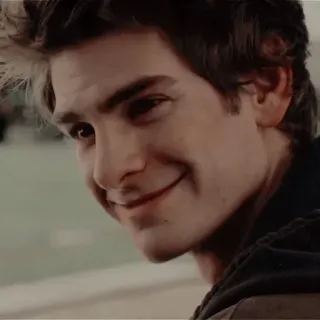 🏵 ba49c0a3 Andrew Garfield actor, man, smile, portrait whatsapp sticker