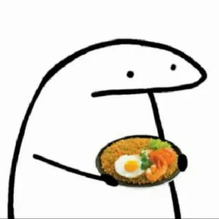 🍜 c77370d0 florkofcows, đồ ăn, trứng, Indonesia, nasi goreng, cơm chiên telegram sticker