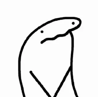 ☹️ cde42cac florkofcows, Meme, Nhân vật, Đơn giản, Trắng, Hài hước telegram sticker