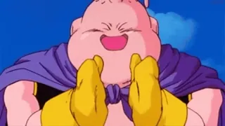 😂 3545e1c1 Majin Buu Dragon Ball Z Majin Buu, Dragon Ball Z, anime, dibujos animados, sonriendo, feliz, personaje, rosa telegram sticker