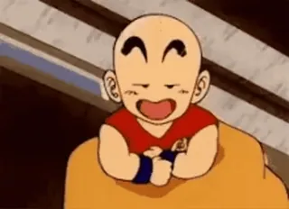 😂 6dc83ba8 Krillin Dragon Ball Anime, Dibujos animados, Personaje, Krillin, Dragon Ball telegram sticker