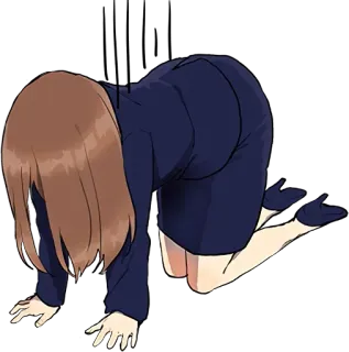 😓 ef108c76 phụ nữ, quỳ, tóc nâu, văn phòng, buồn, mệt mỏi telegram sticker