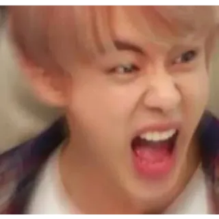 😱 2068820c osoba, wyraz twarzy, krzyk, portret telegram sticker