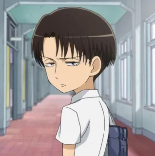 🈸 8d31192a Levi Ackerman Attack on Titan Anime, Levi, Ataque a los Titanes, Personaje, Manga whatsapp sticker