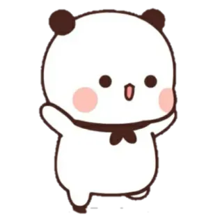 💘 2790587c Panda, Mignon, Animal, Dessin animé telegram sticker