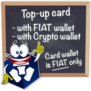 📚 c5294a0a Top-up card
- with FIAT wallet
- with Crypto wallet
Card wallet
is FIAT only Fiat, Krypto, Portfel, Karta doładowania, Waluta cyfrowa, Finanse, Płatność whatsapp sticker