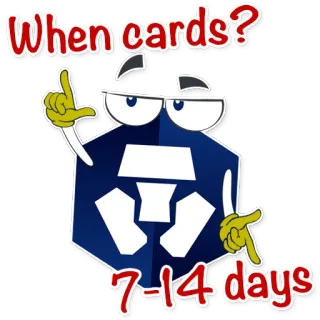 ⏳ c663145d When cards?
7-14 days krypto, karty, czekanie, crypto.com whatsapp sticker