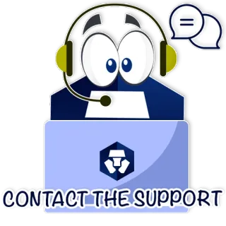 ❓ d1c81495 CONTACT THE SUPPORT wsparcie, kontakt, pomoc, obsługa klienta, wsparcie online, pomoc whatsapp sticker