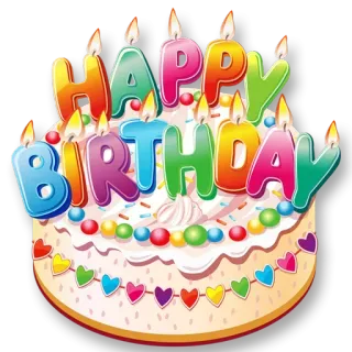 HAPPY BIRTHDAY whatsapp stickers