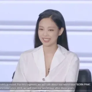 🕯 27065275 Born Pink pably guessed. For this segment, we will talk about our world tour 'BORN PINK. irst time since 2019, we will start our world tour after three years. gira mundial, música, entretenimiento, concierto, kpop, born pink telegram sticker