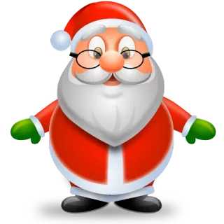 🎅 4275fccb Santa Claus Santa Klaus, Natal, liburan, meriah, musim dingin, kartun telegram sticker