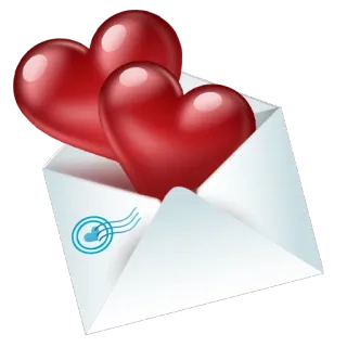 💌 6685eb62 cinta, hati, surat, amplop, romansa, hari valentine, surat telegram sticker