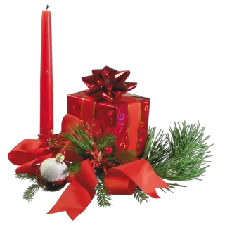 🎁 6b652a10 Natal, hadiah, lilin, dekorasi, liburan, hadiah, ornamen telegram sticker