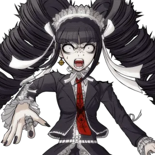 🤬 979f412f Celestia Ludenberg Danganronpa Anime, Gótico, Assustado, Com babados, Bravo telegram sticker