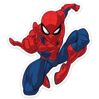 🕷 444d0141 Spider-Man siêu anh hùng, người nhện, marvel, truyện tranh, nhân vật, sticker telegram sticker