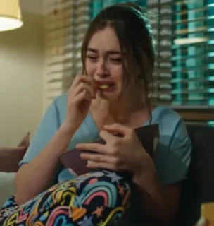 🤎 5cfa70e4 crying, woman, emotional, sad, upset, distressed telegram sticker