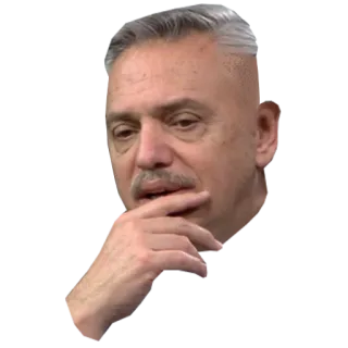 🤡 6b488f64 man, face, portrait, politician, person telegram sticker