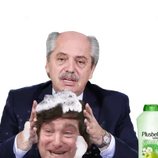 😶‍🌫️ 876c3717 Plusbelle
SUAVIDAD politics, politician, president, soap, head, bubble telegram sticker