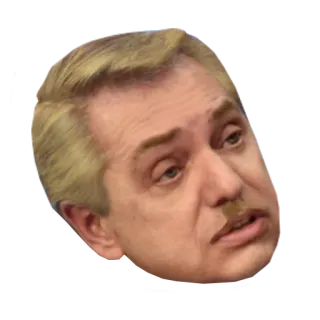 🤡 b71b5785 Alberto Fernández politician, Argentina, president, political figure telegram sticker
