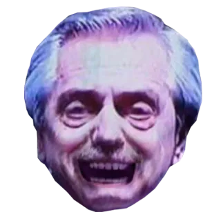 🤡 c08b8626 Alberto Fernandez president, politician, Argentina, face, political figure telegram sticker