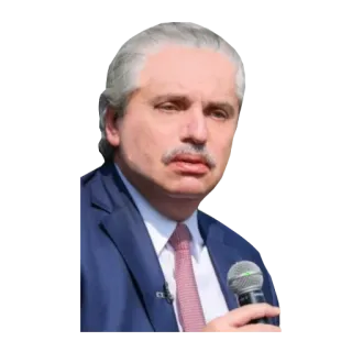 👨‍🦳 f892c158 Alberto Fernández politics, president, Argentina, political figure telegram sticker