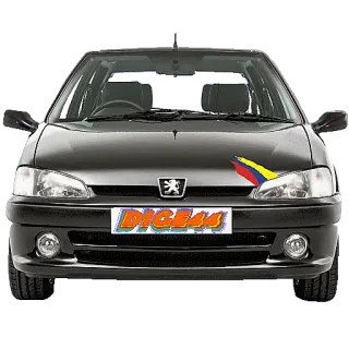 🚘 57c86b4b DIGE44 samochód, peugeot, naklejka, auto telegram sticker