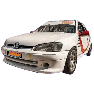 🚕 d9034f8f samochód, peugeot, motorsport, pojazd, auto telegram sticker