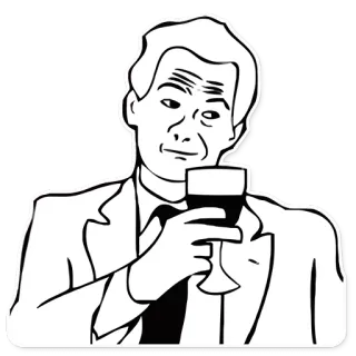 🍷 0e3689ec ミーム, トースト, 飲み物, お祝い telegram sticker