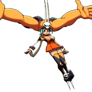 🏆 56641318 Ms. Fortune Skullgirls videogame, anime, meisje, personage, skullgirls, ms.fortune, vechter whatsapp sticker