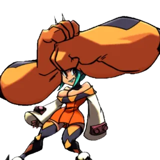 🏆 e399f07c Filia Skullgirls Videogame, Vechtgame, Anime meisje, Personage, Skullgirls whatsapp sticker