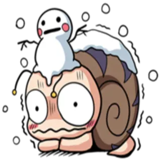 ❄️ 5e323f7f Snom Pokémon Pokémon, Snom, śnieg, lód, słodki, kreskówka, naklejka, anime telegram sticker