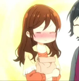 😾 6ec0b94d Anime, Imut, Gadis, Malu, Kawaii telegram sticker