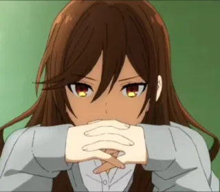 😾 8cd3806f Anime, Karakter, Potret, Gadis telegram sticker