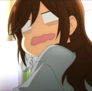 😾 f1c02c4a anime, kartun, terkejut, kaget, wajah, ekspresi telegram sticker