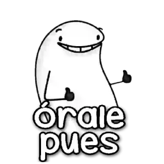 😶 45d0d62d Órale pues florkofcows, sticker, spaans, orale, pues telegram sticker