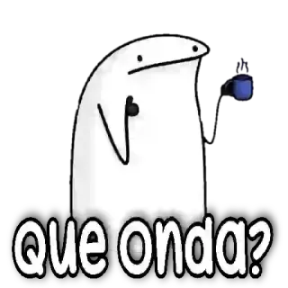 😶 a5909e1d que onda? flork, que onda, spaans, meme, vraag telegram sticker