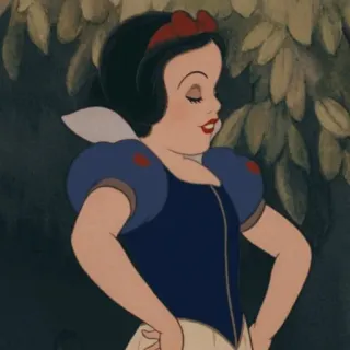 ☁️ 2f66c587 Snow White Putri Salju, Disney, Putri, Kartun, Dongeng whatsapp sticker