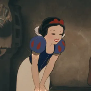 ☁️ 306defbe Snow White Snow White and the Seven Dwarfs kartun, animasi, putri, Disney, klasik, dongeng whatsapp sticker