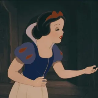 ☁️ 9d22327b Snow White Snow White and the Seven Dwarfs Putri Salju, Putri Disney, Dongeng, Kartun, Magis, Klasik, Animasi whatsapp sticker