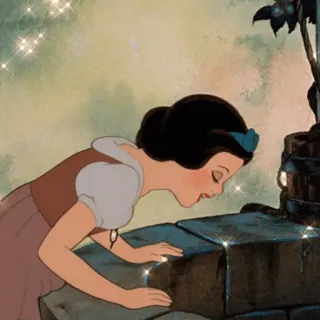 ☁️ a2ee69e0 Snow White Snow White and the Seven Dwarfs Putri Salju, Disney, dongeng, putri, kartun, sihir, animasi whatsapp sticker