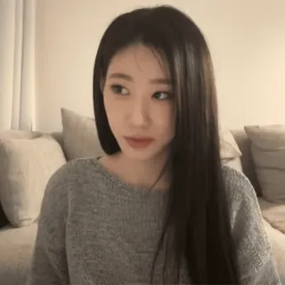 ♣️ c75fec5a 女性, ポートレート, アジア人, 女の子, 自撮り, 韓国人, 人, 女性 telegram sticker