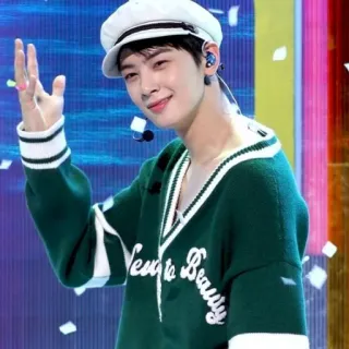 @asianstickers : CHA EUNWOO telegram stickers