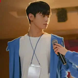 @asianstickers : CHA EUNWOO telegram stickers