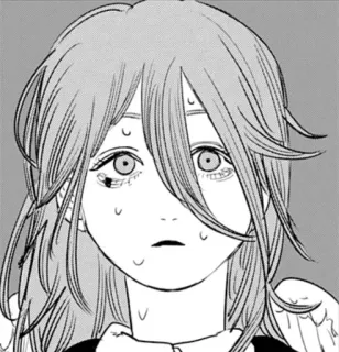 🌫 3c15420f Angel Devil Chainsaw Man Anime, Manga, Karakter, Malaikat, Chainsaw Man, Iblis telegram sticker